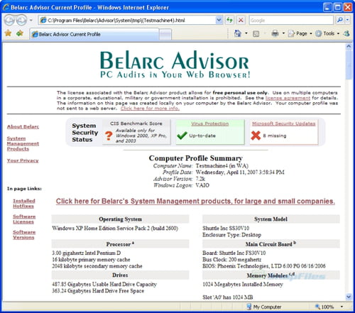 Belarc advisor 8.2.7.7 torrent